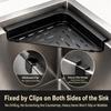 Durable Non-Slip Sink Dish Drying Rack Triangular Large Capacity Sink Sponge Rag Holder Sink Drainer For Kitchen Utensil