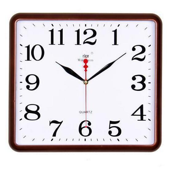 Silent Square Quartz Wall Clock with Perpetual Calendar - Creative, Fashionable Art Design for Living Room