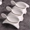 Ceramic Dining Plate Caviar Spoon Seasoning Dish Snack Bowl Dessert Plate Dim Sum Dish Sashimi Plates Fruit Bowl Sushi Plates