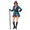 Halloween Circus Alice Mad Hatter Costume Adult Magician Stage Performance Outfit S-4XL