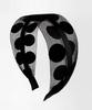Racoha Velvet Dot Simple Hairband (No-Pain Hairband)