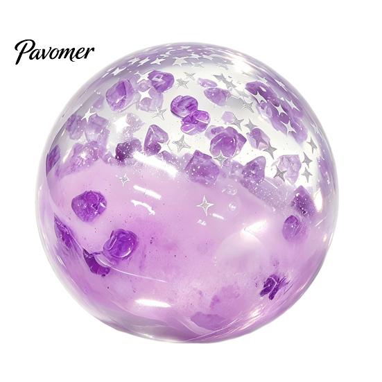 Slow Rebound Squeeze Ball Clear Stress Fidget Toy, Anxiety Relief Soft Toy Transparent for Home Office School Reduction Gadget