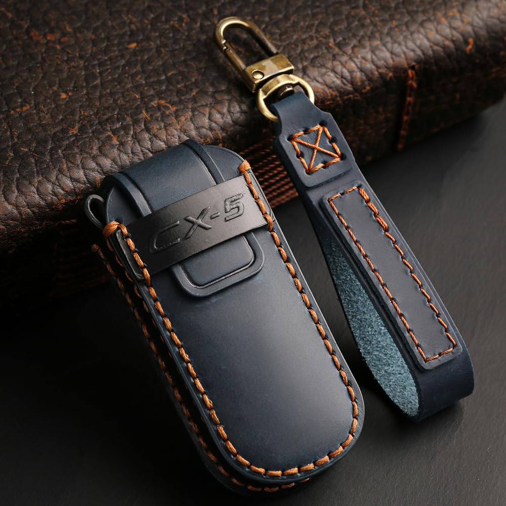 New Key Case Mazda Series Exclusive Leather Key Key Key Smart Key Case with Custom Key Case [LEXLEY Released] CX-5 KE/KF Case, Cover, Holder, CX-5