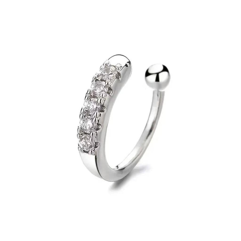 Unisex Korean Minimalist Ear Cuff: No-Pierce Nose & Ear Clip, Cool Street Style Jewelry