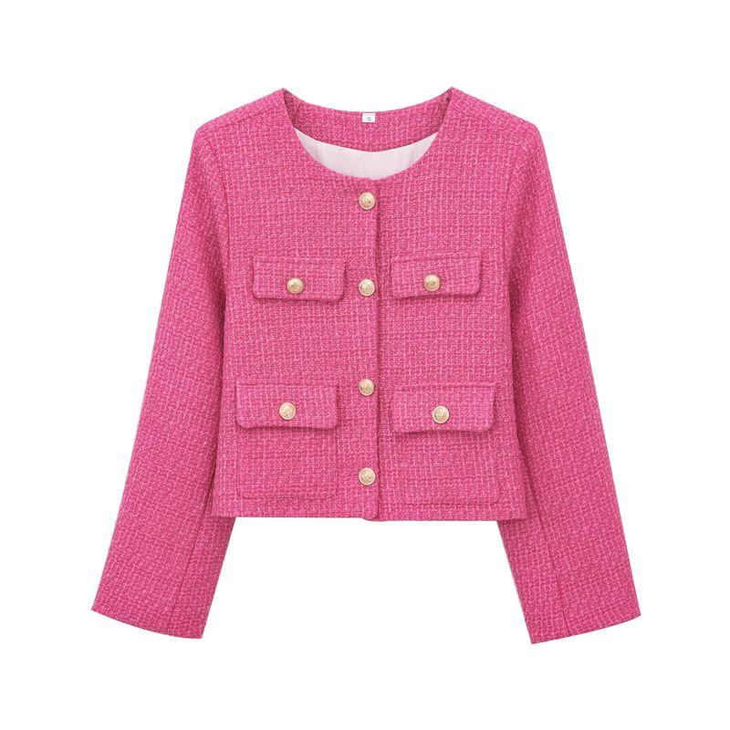 

Классический стиль Текстура Kaslead круглый вырез Подплечники Rose Red L