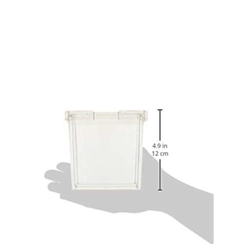 Square Gari Holder, Transparent (Tongs Sold Separately), Acrylic Resin