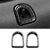 Inner Door Lock Pins Frame Trim Sticker For Ford Mustang 2009-2013 Carbon Fiber