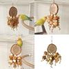 Hanging Bird Toy Wood Tearing Block Toy for Parrot Bird Cage Engaging Entertain Various Parrots Enrichment Hanging Toy