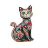 Metal Cat Brooch Rhinestone Accents Brooch Pins New Lapel Badge  Daily Outfits