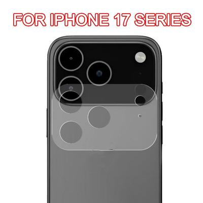 Tvrzené sklo Ochranná fólie na čočku Anti-scratch HD fólie na čočku Průhledný chránič čočky pro iPhone 17/Air/17 Pro Max