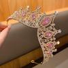 1 large crown fashionable temperament crown headband sweet wind hair accessory suitable for performances and birthdays