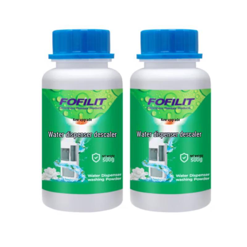 FOFILIT FFLT-030 Water Dispenser Descaler, 2 x 500g Bottles