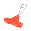 30PCS Orange Red Fishing Rig Booms Double Lock Snaps Sliding Rig Boom Zips Slider Boom  Boat Fishing