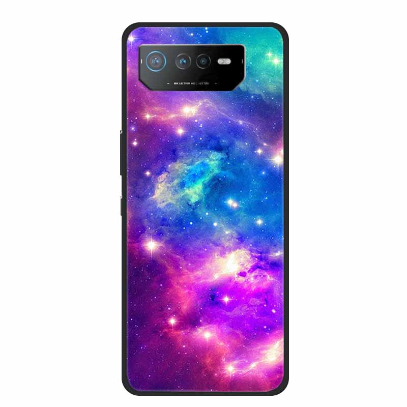 Phone Case For Asus ROG Phone 6D Ultimate Back Cover Case Black TPU Silicone Soft Coque For Asus ROG Phone 6 Pro Case Phone6 Pro
