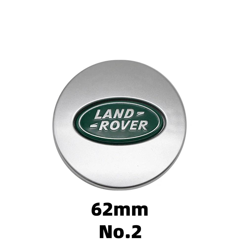 4Pcs 62mm Car Styling Car Wheel Center Hub Cap Covers Badge For Land rover SVR Discovery Velar Evoque Range Rover L322 L405 L551