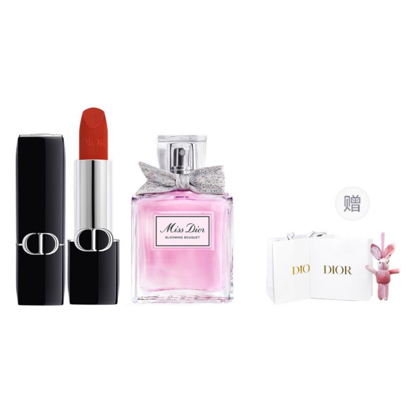 

DIOR Perfume Velvet 777# Blazing Red Orange + Flower Eau de Toilette 30ml синий