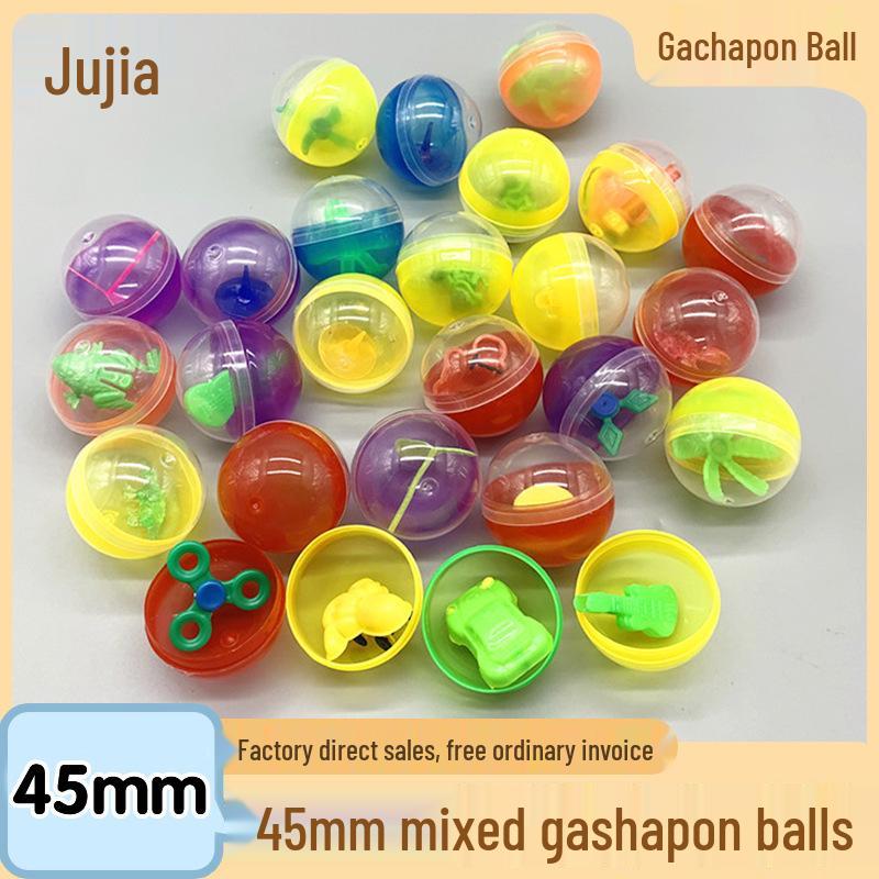 

45mm Mixed Gashapon Balls for Capsule Toy Machines - Free Shipping