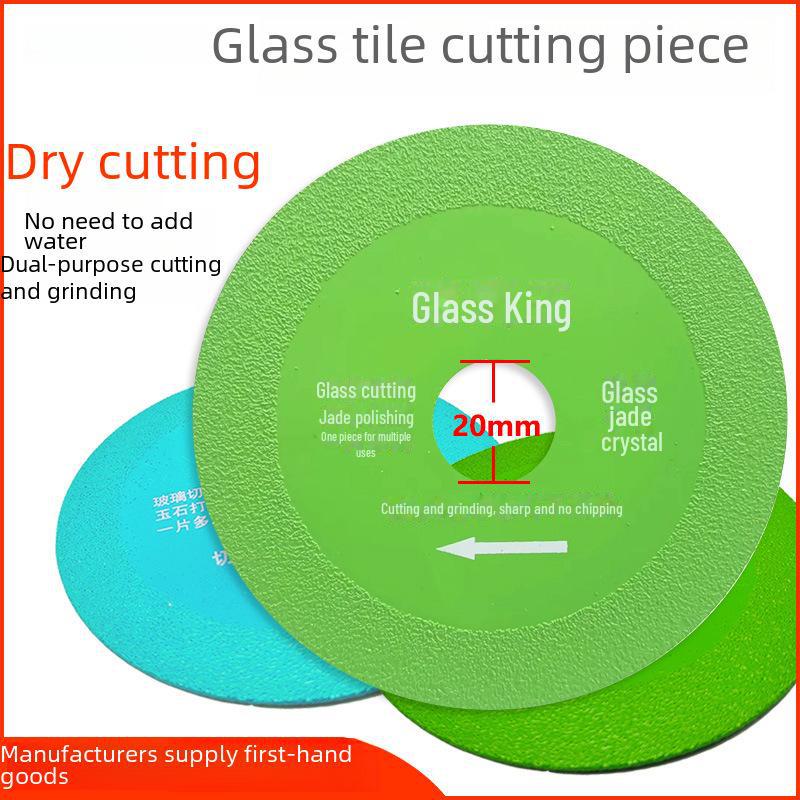 Glass King Ultra-Thin Diamond Ceramic Cutting Blade for Wine Bottles, Jade, and Tiles