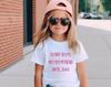 Funny Toddler Girl Shirt, Sorry Boys No Boyfriend Until 2040