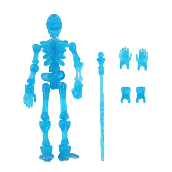 3D Printed Skeleton Action Figure Multi-Jointed Movable Articulated Skeleton Toy Collectible Desktop Decoration for Kids Artists Collectors