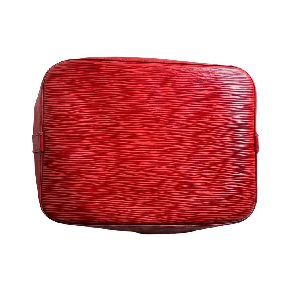 Louis Vuitton Borsa a tracolla tipo coulisse Epi Pelle Epi Rosso Castaliano M44107 Usata