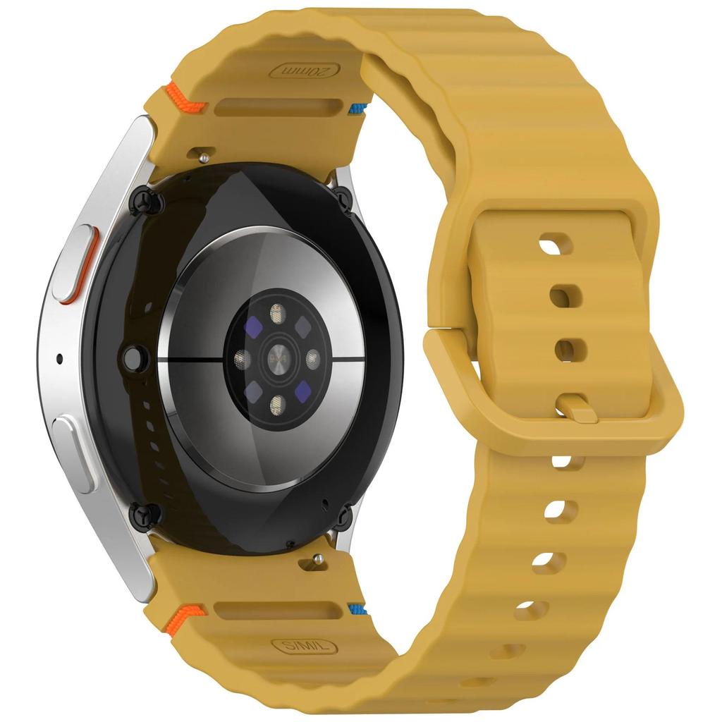 Official Silicone Strap for Samsung Galaxy Watch 7/FE/6/5/4 44mm 40mm Bracelet wristband Galaxy Watch 6 4 Classic 47/43/46/42mm