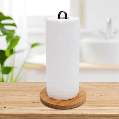 1 adet Ahşap Kağıt Tutucu Mutfak Düzenleme Serbest Duran Kağıt Mendil Tutucu Mutfak Banyo için