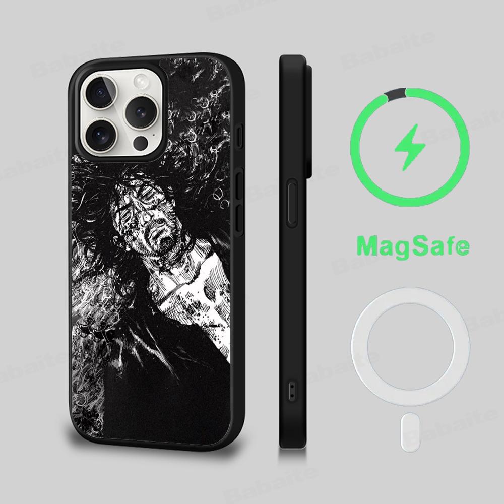 Japanese Vagabond Phone Case Magnetic Case For IPhone 16 14 13 12 11 15 Pro Max Plus For Magsafe Wireless Charge Cover