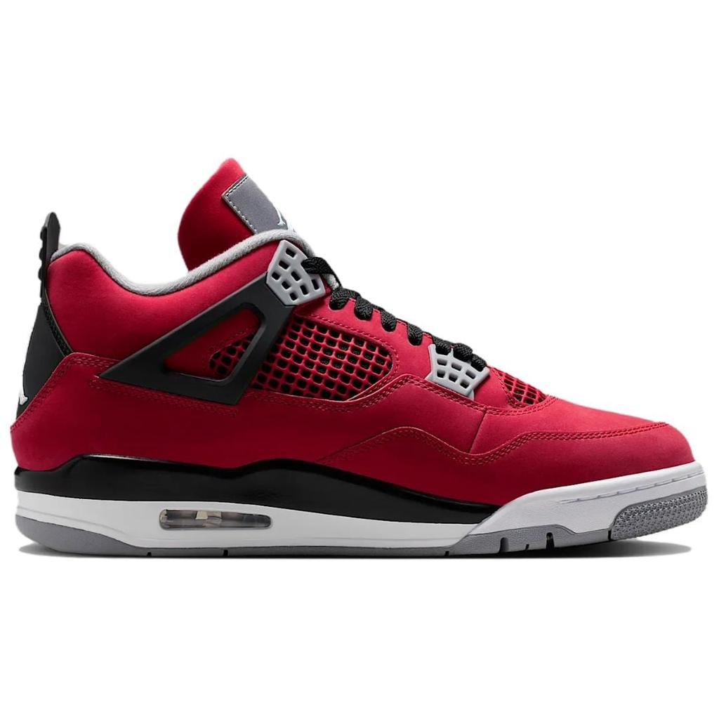 Jordan Scarpe da Basket Mid top Vintage Air Jordan 4 Uomo Rosse Edizione 2026 FQ8138-600