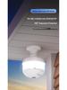 V380 Panoramic WiFi Bulb Camera with Dual-Light Night Vision & Remote Control