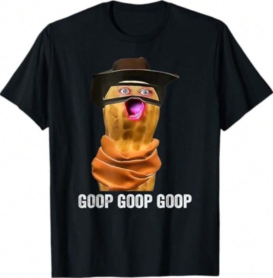 Funny Burnt Peanut GOOP Bungulator Graphic Tee S