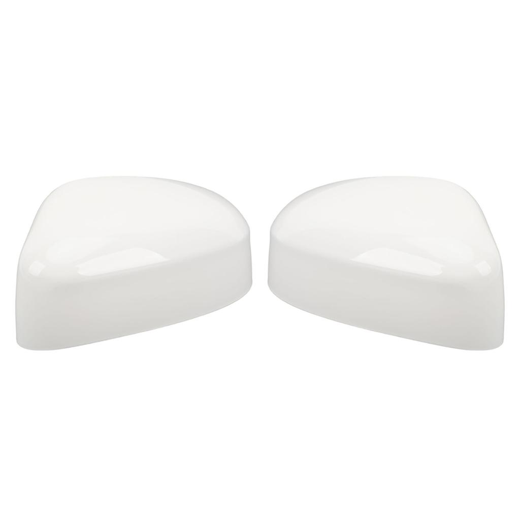 Side Mirror Cap Cover White Protective Weather Resistant Rearview Door Wing Mirror Housing for Focus