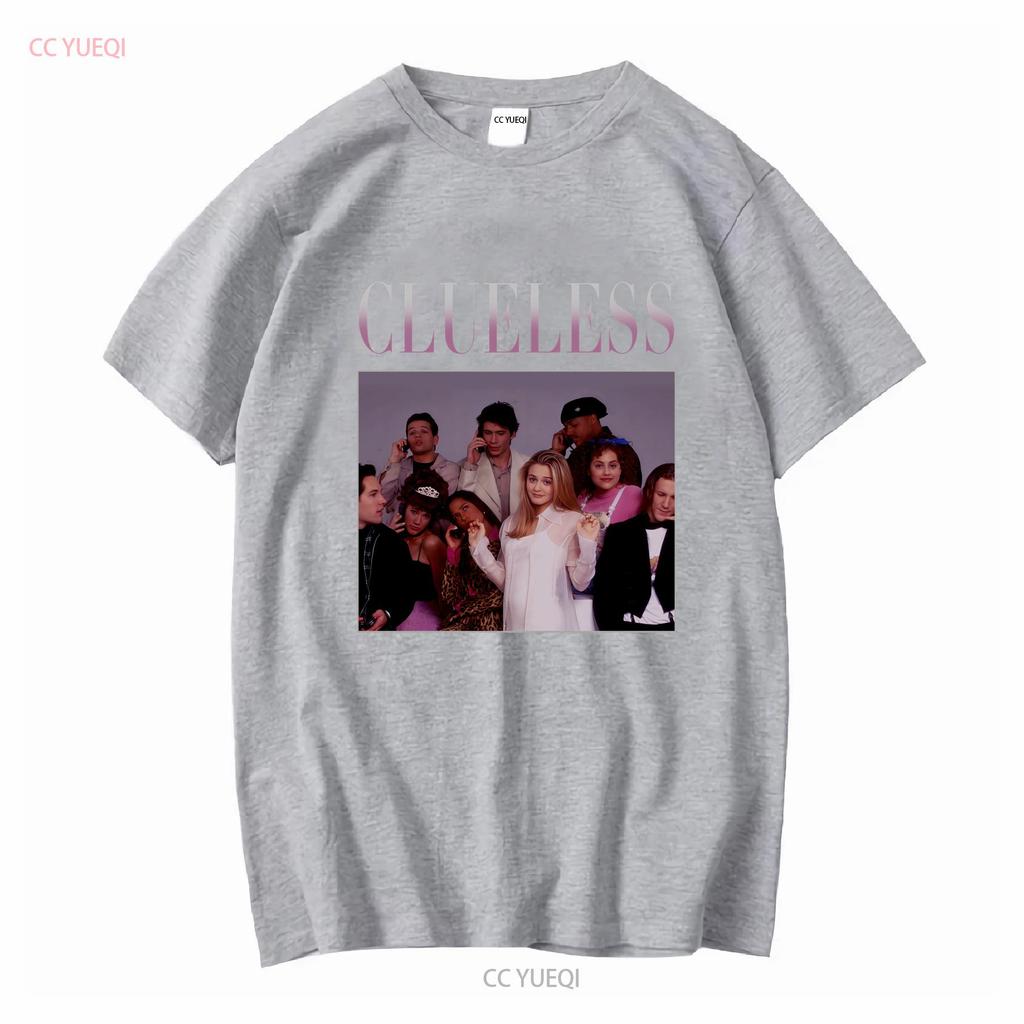 Clueless Movie Characters Vintage T Shirt vintage Washed graphic designer clothes homme Unisex Stretched Breathable streetwear