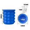 1 pz-Silicone Ice Cube Maker Secchio portatile Vino Ghiaccio Raffreddatore Birra Armadietto Salvaspazio Attrezzi da cucina Bere Whisky Congelare