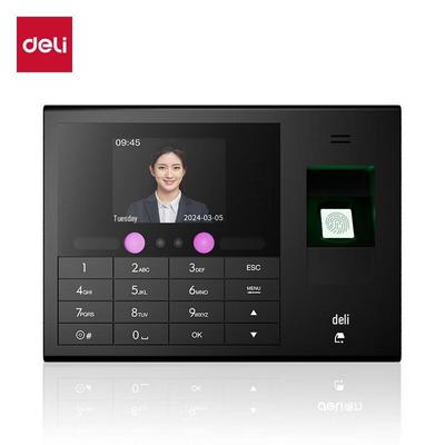 Deli 3765CNPRO Facial & Fingerprint Time Attendance System CN Plug (adapter Included)