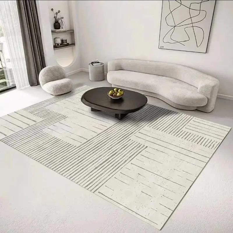 

Minimalist Green Area Rug Non-Slip Soft Carpet for Living Room Bedroom Bedside Floor Mat Home Decor 80x120cm