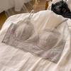 Women French Lace Backless No Underwire Thin Comfortable Summer Bra