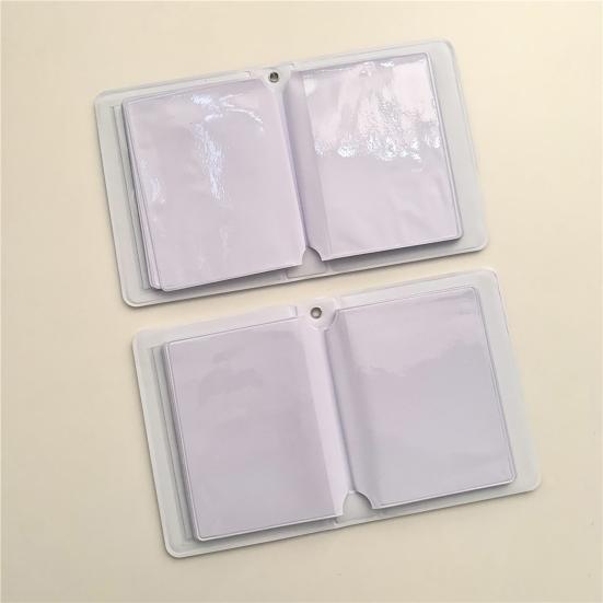 3 Inch Mini Photo Album 40 Pockets Hollow Cloud/Flower/Cake/Pudding Cover Portable PVC Small Idol Photocard Picture Holder Home Supplies