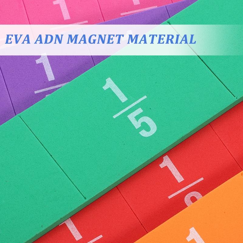 51Pcs Fraction Cubes Math Montessori Math Materials Teaching Aids Learn Fraction Equivalences Props For Kids Educational Toy