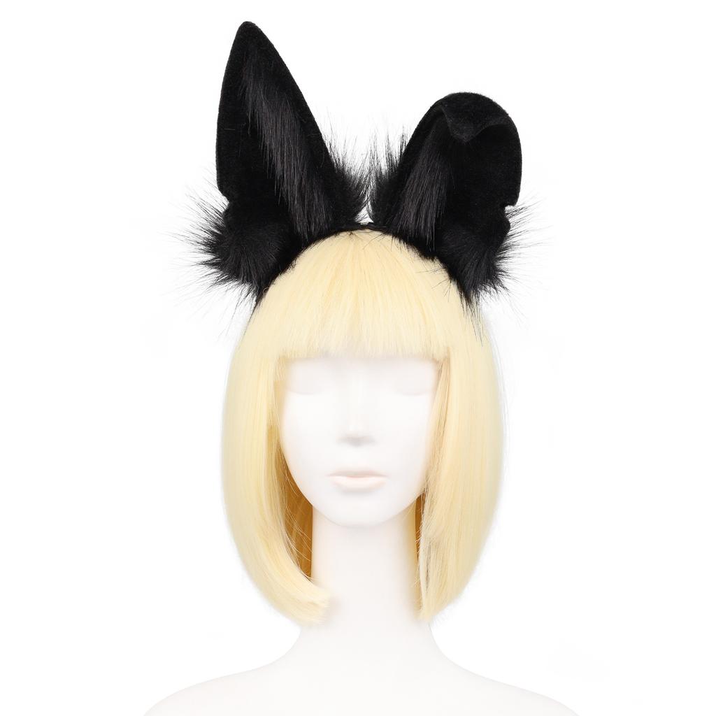 Halloween Simulated Plush Animal Ears Headband Jackal Ears Comic Exhibition Party Props Anubis Dress Up