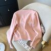 Autumn 2025 Embroidered Heart Button Knit Cardigan & Top Sweater for Women