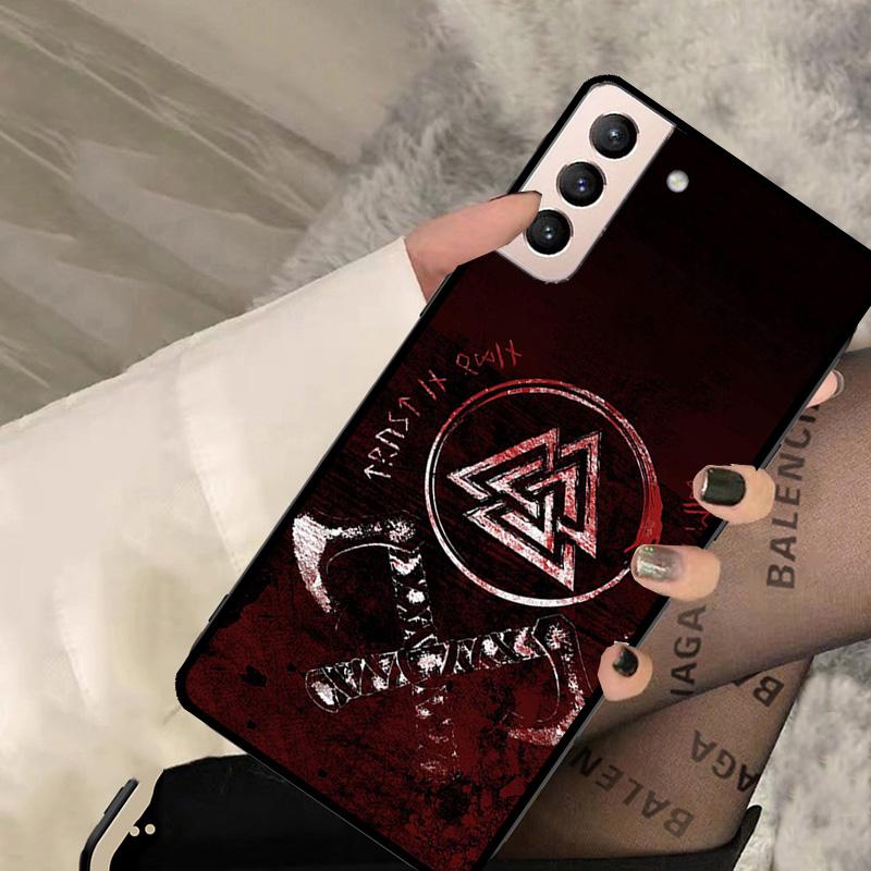 

Чохол для телефону Viking Ragnar Lodbrok Valhalla Odin Ravens для Samsung Galaxy S21 Ultra S20 FE Note 20 S8 S9 S10 Plus S22 Ultra Cover Galaxy S21 FE