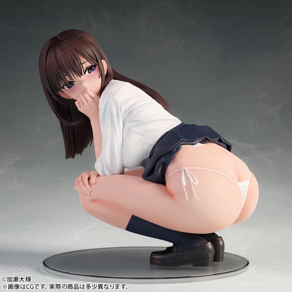 Kase Daiki Illustration Scale Painted Finished Figure B'full "Crouching JK-san" 1/7
