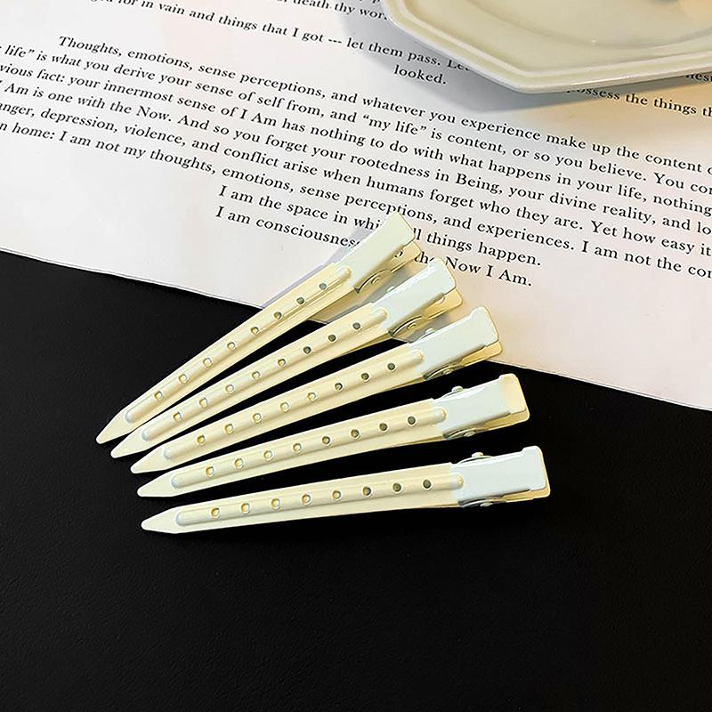 5Pcs Colorful Metal Hair Clips, Professional Salon Hairpin for Styling Sectioning & Hair Root Fluffy Tool, Hair Accessories