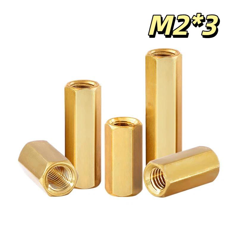 Metal Hexagonal Female Thread Standoffs 50Pcs Rustproof M2-M6 Screw Spacers for PCB Electronic Circuit Board Assembly