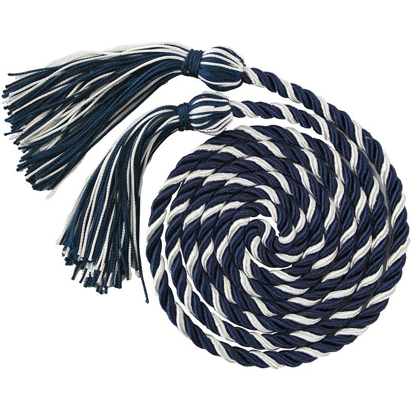 170CM Graduation Honor Cord Double Fringe Tassels Long Rope for Academic Ceremony Student Outfit Party Accessory