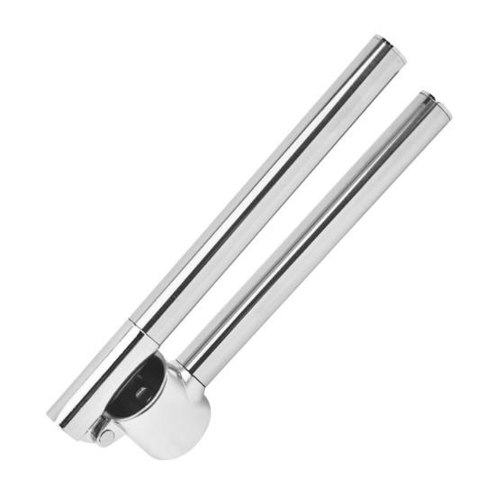 Stainless Steel Garlic Press Easy Squeeze Manual Mincer with Ergonomic Handle Rustproof Garlic Crusher for Kitchen Restaurant