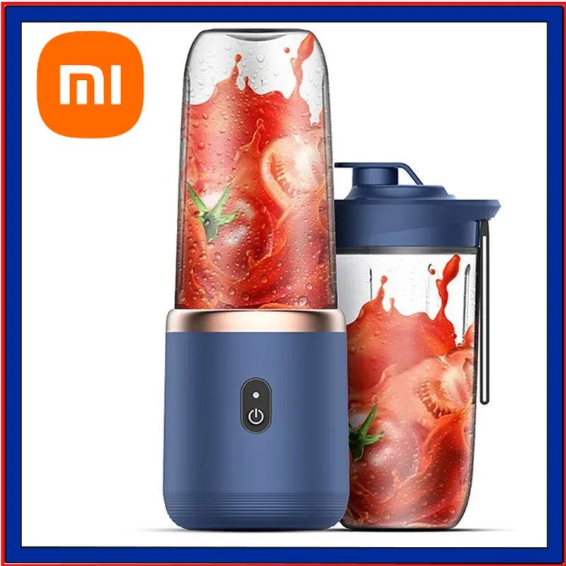 Xiaomi Portable Fruit Juice Blenders Summer Personal Electric Mini Bottle Home USB 6 Blades Juicer Cup Machine For Kitchen