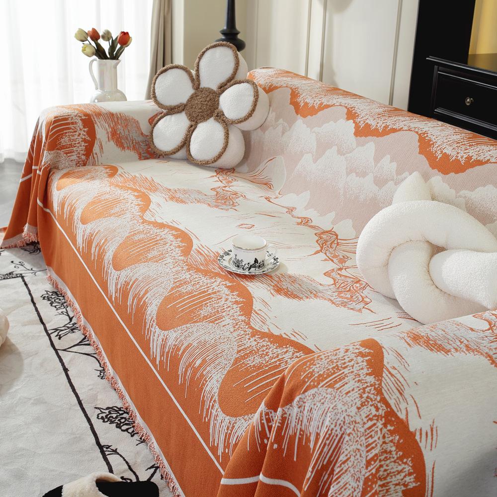 Anti-Scratching Sofa Towel a Whole Piece of Full Covered Chenille Advanced Sense Sofa Cover All-Inclusive Cover Cloth Blanket