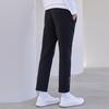 Fila Logo Straight Leg Thickened Sweatpants Men Bottoms Black F11M112611F-BK